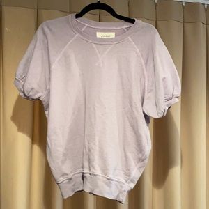 Short Sleeve Puff Sweatshirt